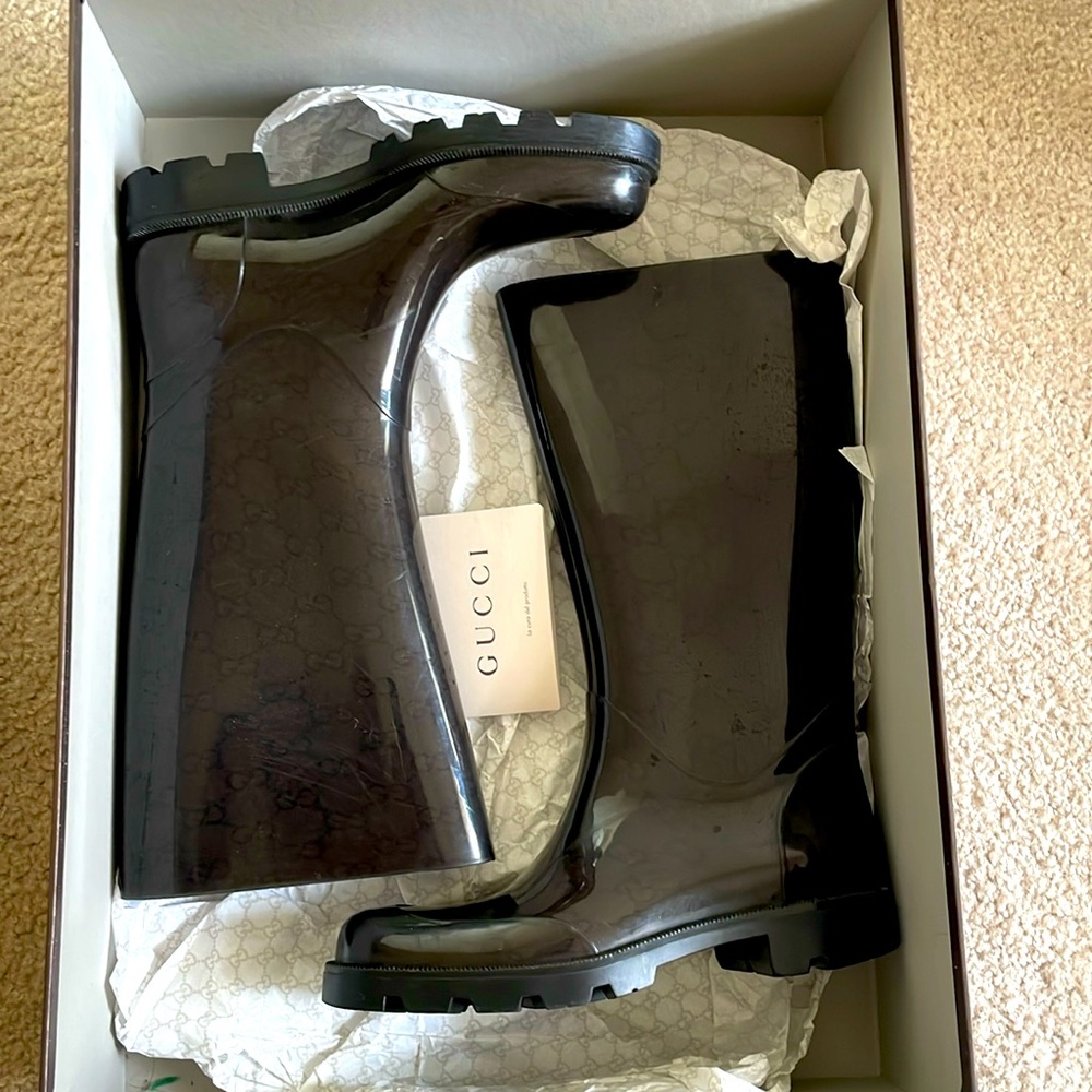 Gucci rain boots